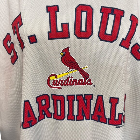 Stitches St. Louis Cardinals Pullover Jersey Short Sleeve MLB Mens Size XL - Picture 5 of 7